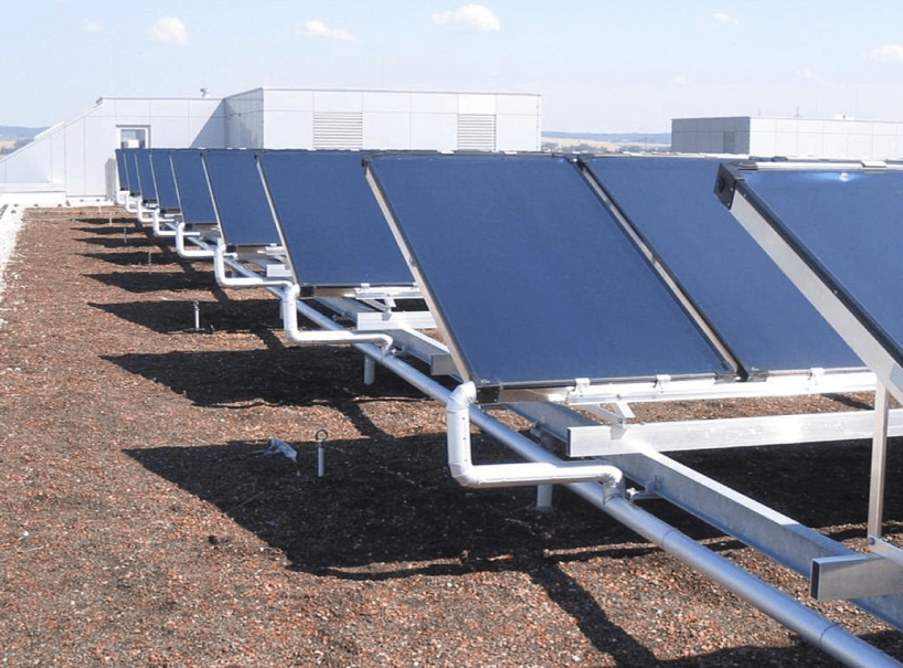 藍膜平板太陽能集熱器